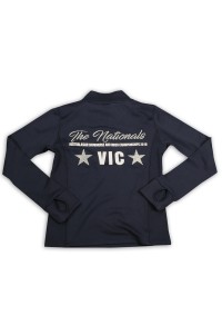 W211 Design Half Chest Zipper Sweatshirt Long Sleeve Collar Finger Male Hole Functional Sweatshirt Manufacturer detail view-11